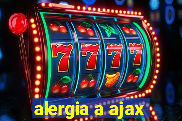 alergia a ajax